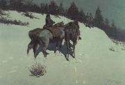 Frederic Remington A Recon-naisance (mk43) oil painting reproduction